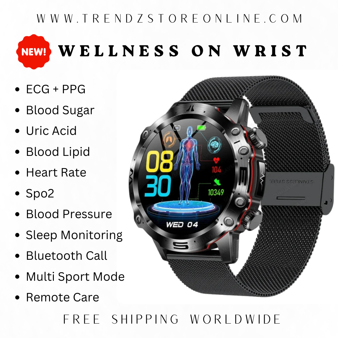 TRENDZ Wellness On Wrist Smart Watch