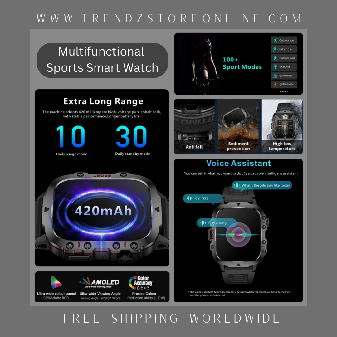 2024 New Military Smart Watch