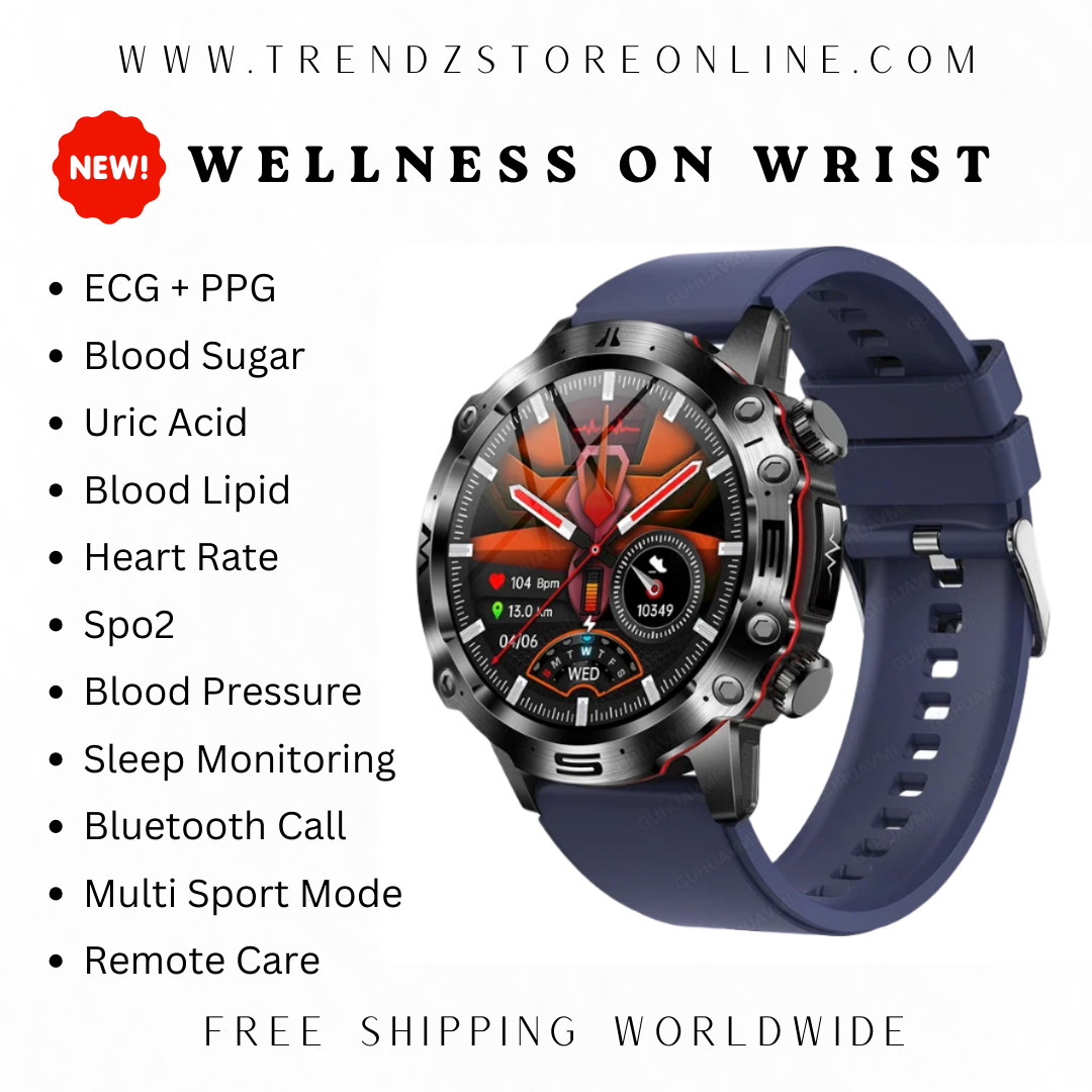 TRENDZ Wellness On Wrist Smart Watch