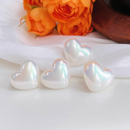 TRENDZ Heart Shaped Pearls Earrings