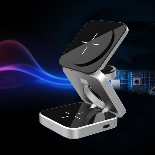 TRENDZ 3 In 1 Foldable Wireless Charger Station