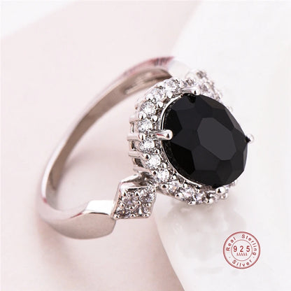 TRENDZ Round Zircon Ring