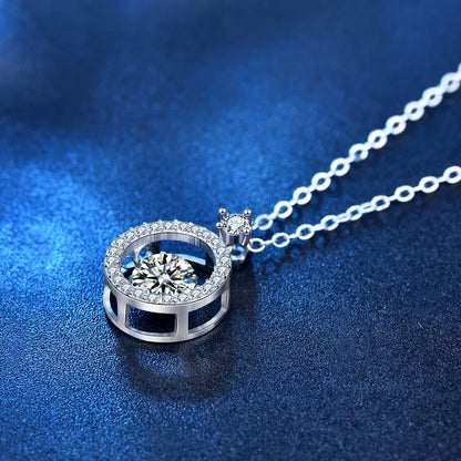 TRENDZ 0.5 Carat Moissanite Pendant