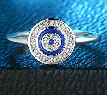 TRENDZ Luxury 925 Sterling Silver Lucky Ring