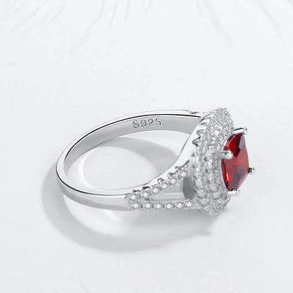 TRENDZ 925 Sterling Silver Cubic Zircon Ring