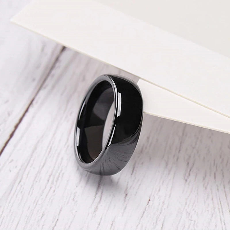 TRENDZ White / Black Ceramic Ring