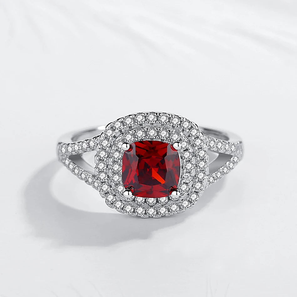 TRENDZ 925 Sterling Silver Cubic Zircon Ring