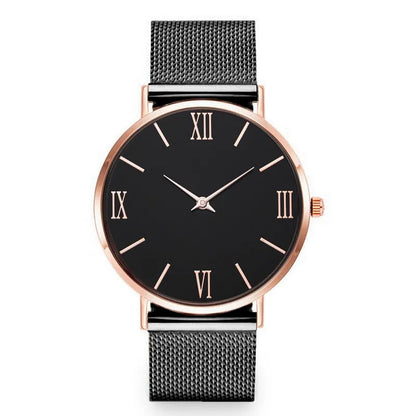 TRENDZ Rose Gold Stainless Steel Watch