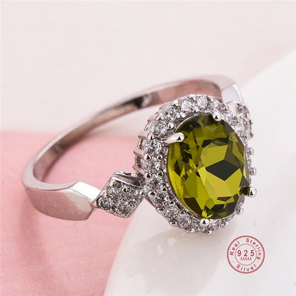 TRENDZ Round Zircon Ring