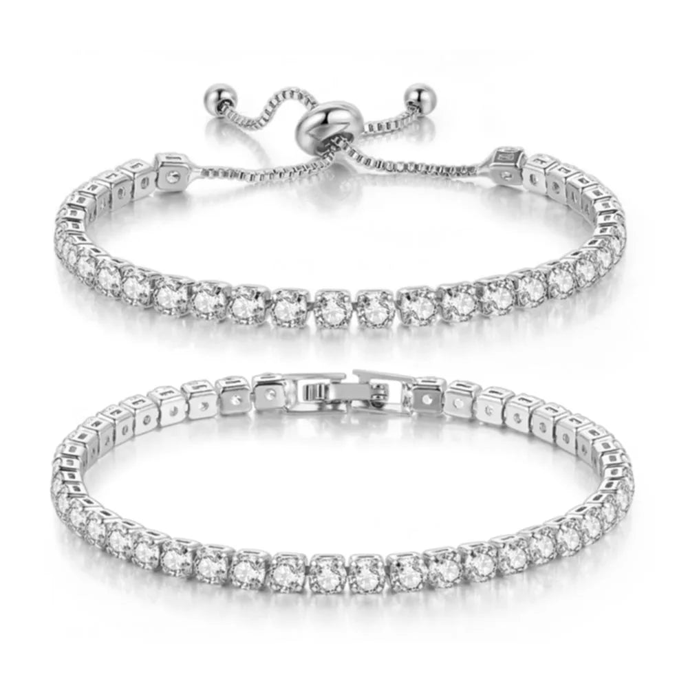 TRENDZ Exquisite Tennis Bracelet