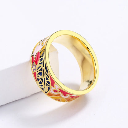 TRENDZ Exquisite Enamel Ring