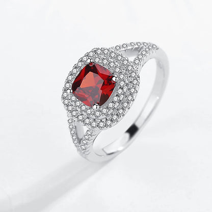 TRENDZ 925 Sterling Silver Cubic Zircon Ring