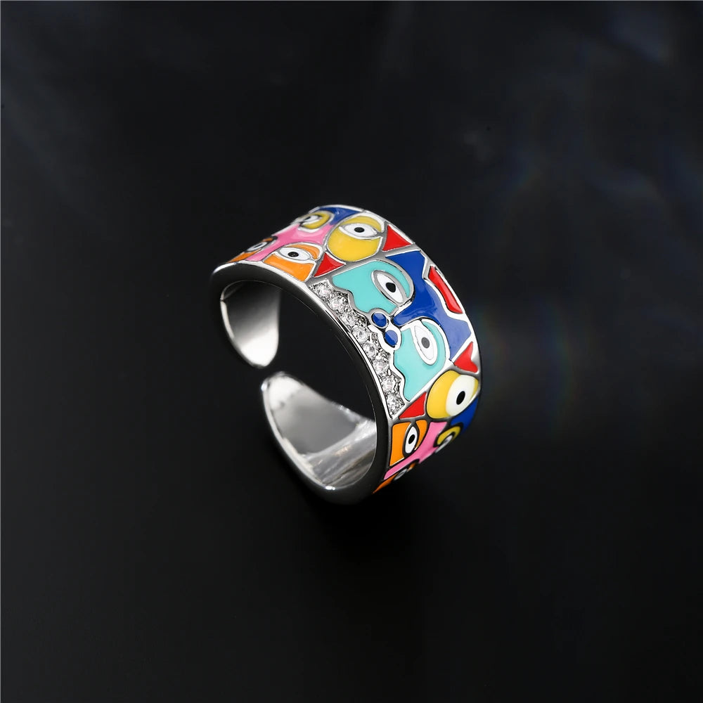 TRENDZ Enamel Rings