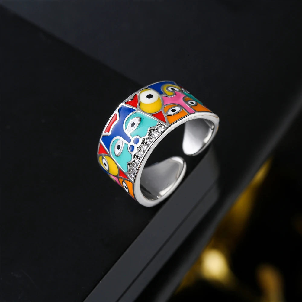 TRENDZ Enamel Rings