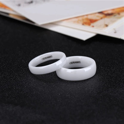 TRENDZ White / Black Ceramic Ring