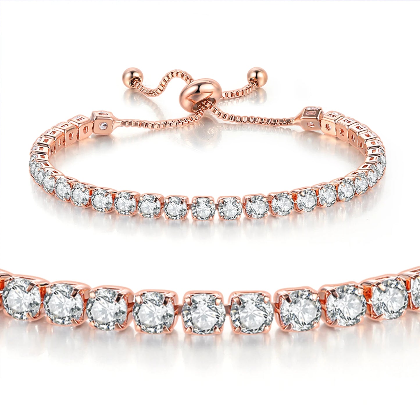 TRENDZ Exquisite Tennis Bracelet