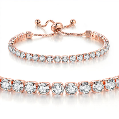 TRENDZ Exquisite Tennis Bracelet