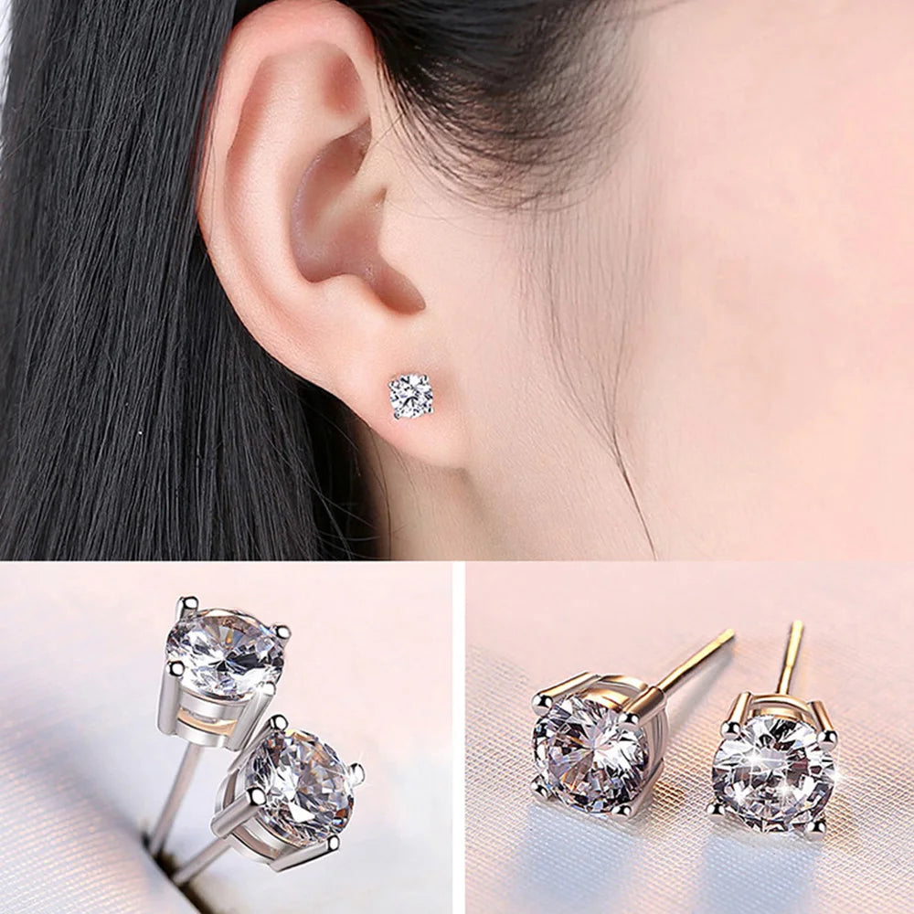 TRENDZ 925 Sterling Princess Earrings