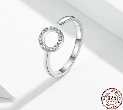 TRENDZ Round Adjustable Ring