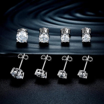 TRENDZ 925 Sterling Princess Earrings