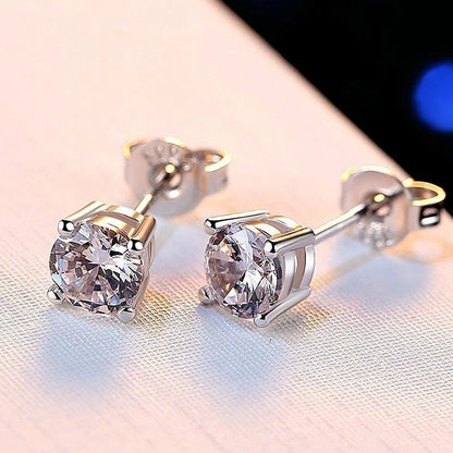 TRENDZ 925 Sterling Princess Earrings