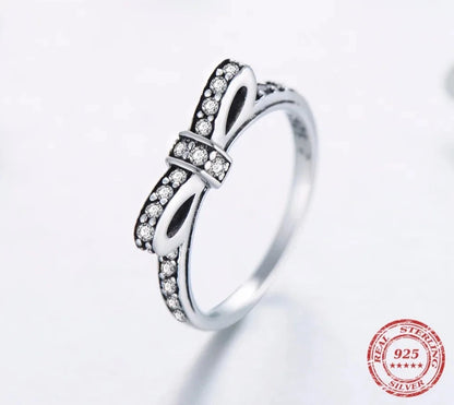 TRENDZ 925 Sterling silver bowknot Ring