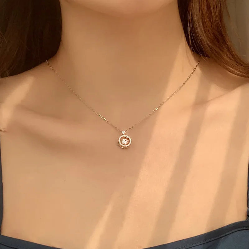 TRENDZ 0.5 Carat Moissanite Pendant