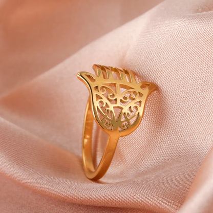 TRENDZ Hamsa Hand Rings