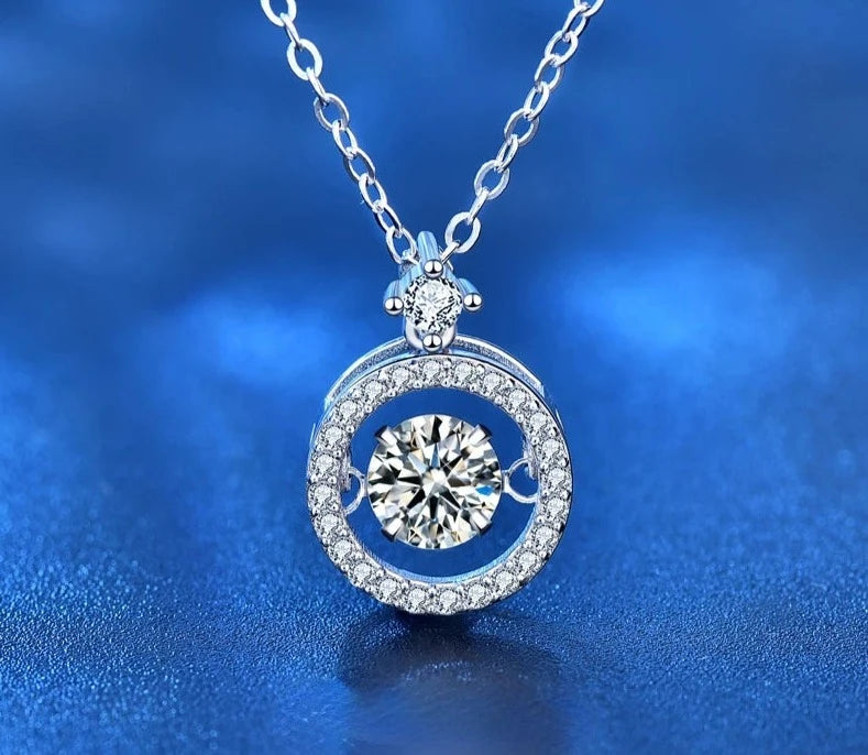 TRENDZ 0.5 Carat Moissanite Pendant