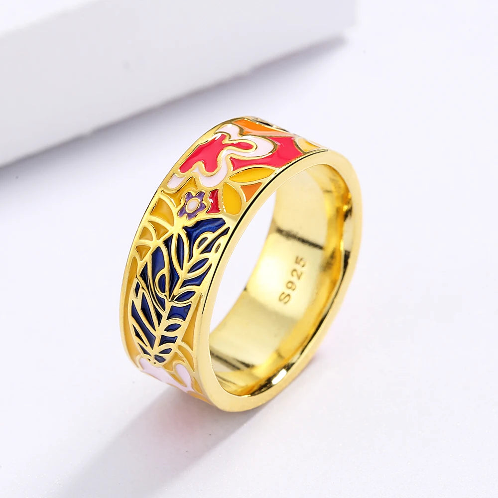 TRENDZ Exquisite Enamel Ring