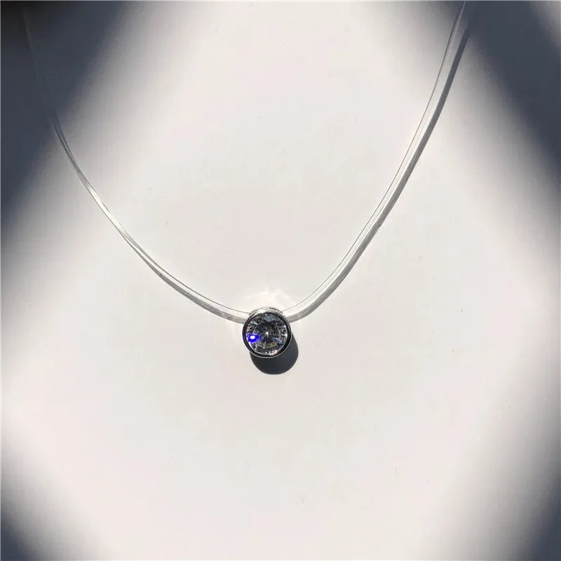 TRENDZ Shiny Zircon Pendant