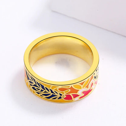 TRENDZ Exquisite Enamel Ring