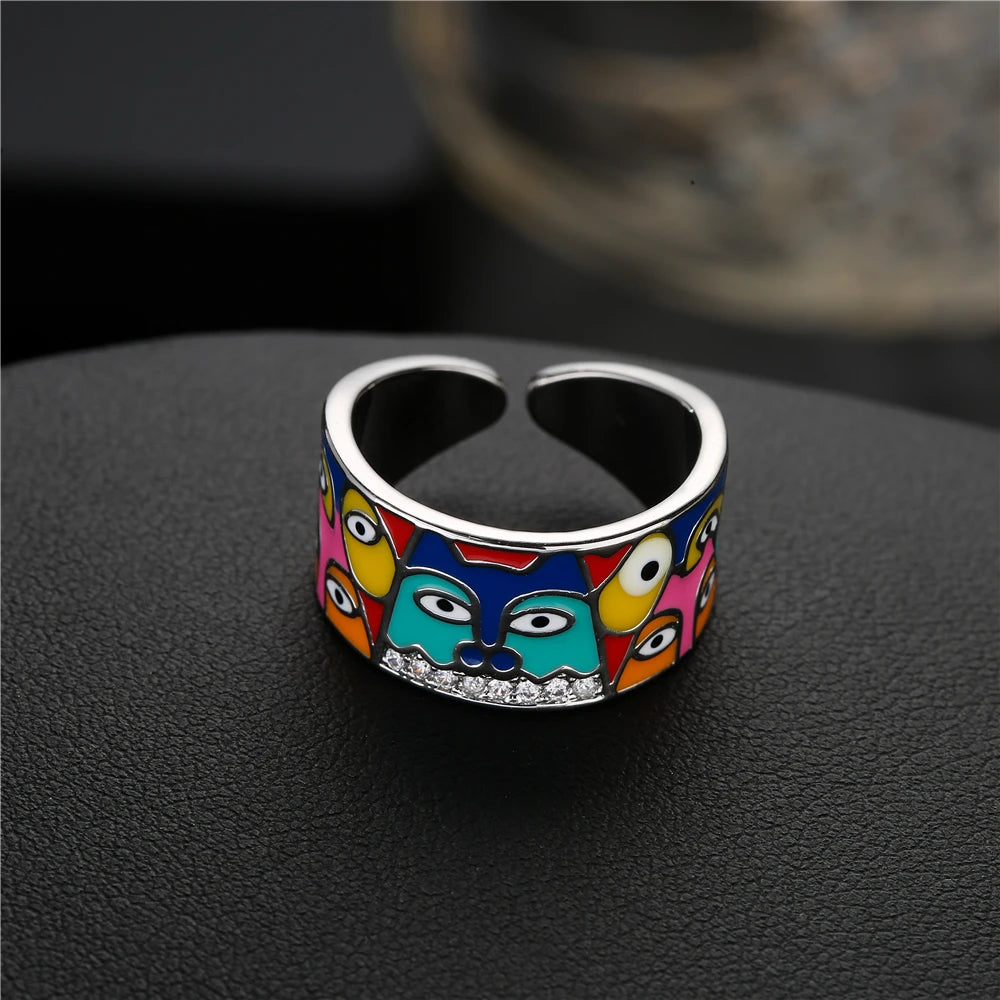 TRENDZ Enamel Rings