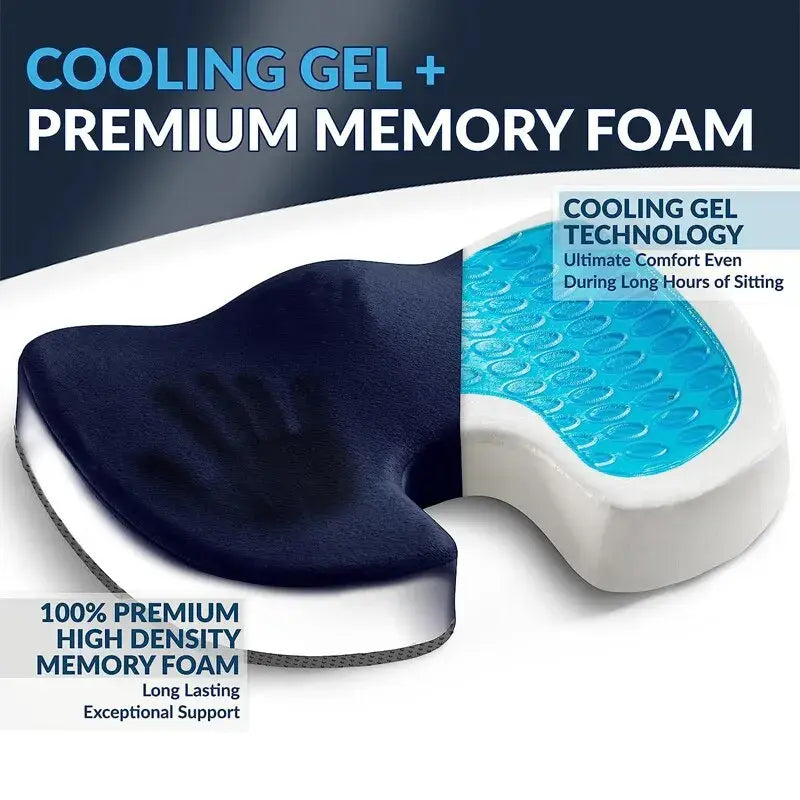 TRENDZ Non-Slip Gel Memory Cushion