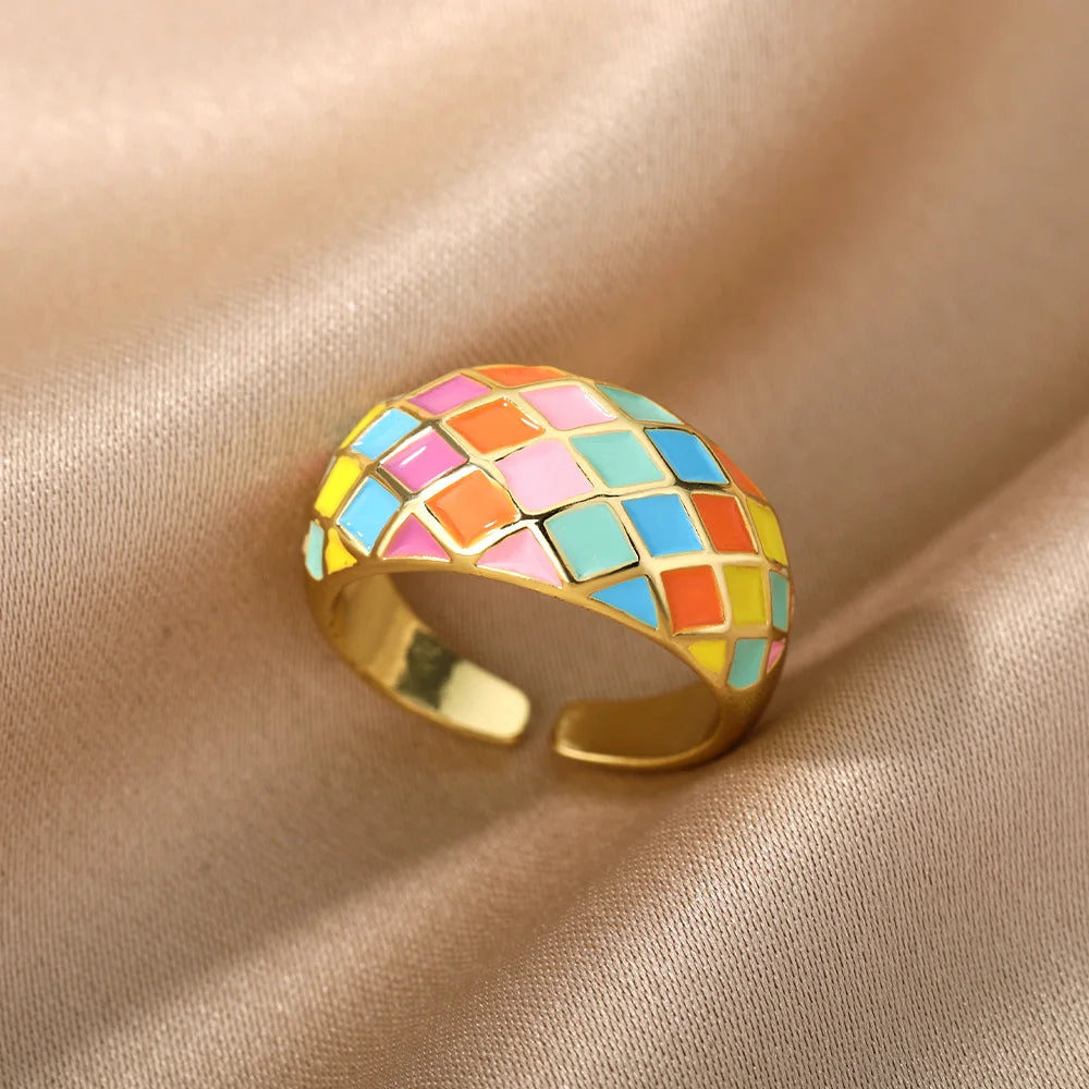 TRENDZ Enamel Rings