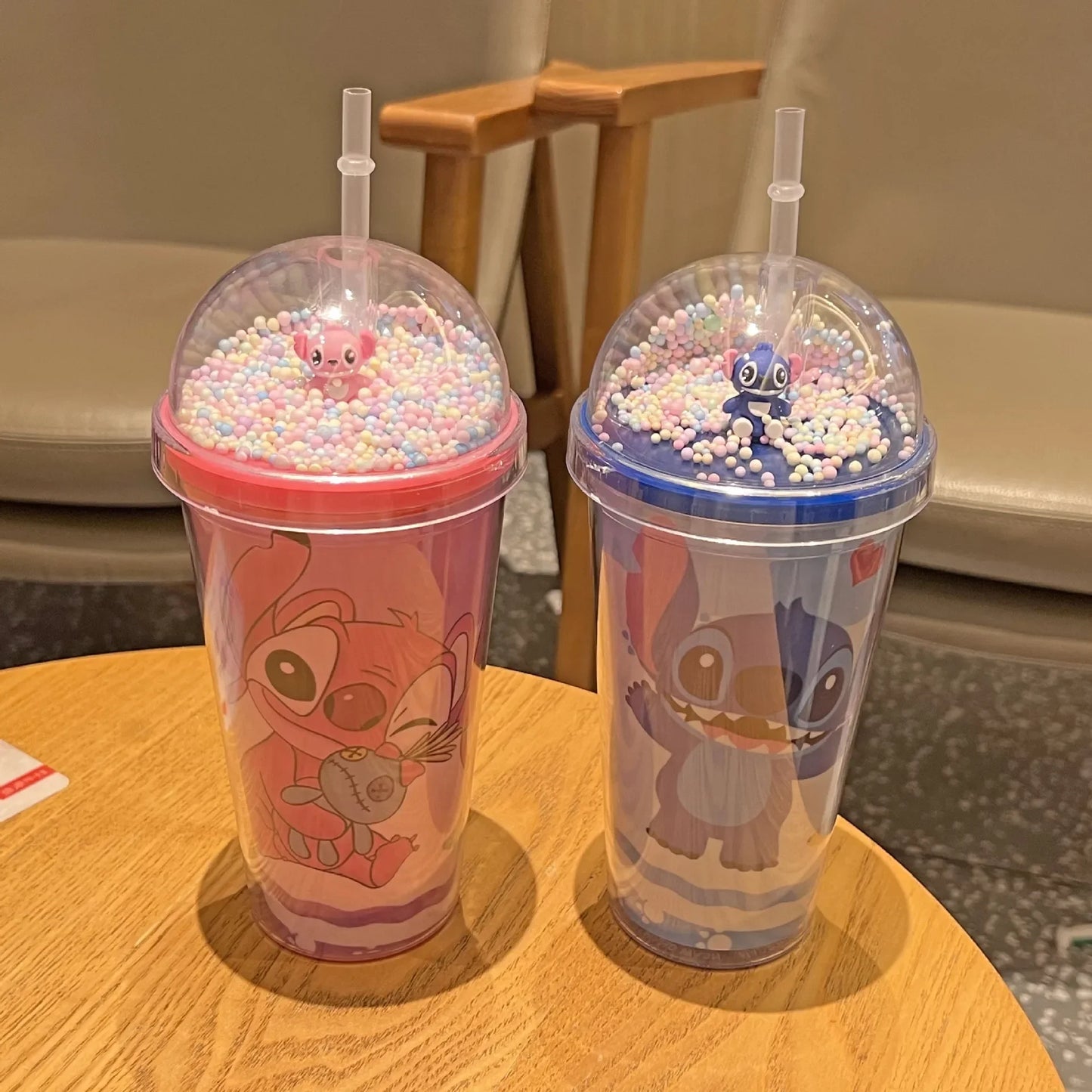 TRENDZ Stitch Straw Cup for Children 450ML