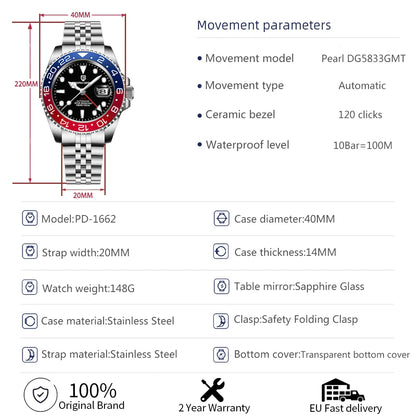 PAGANI DESIGN Submariner GMT