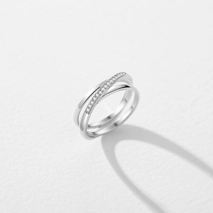 TRENDZ 925 Sterling Silver Ring