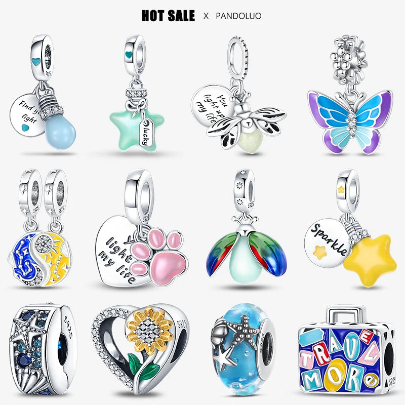 TRENDZ New 2024 Charms Fit Pandora Bracelet