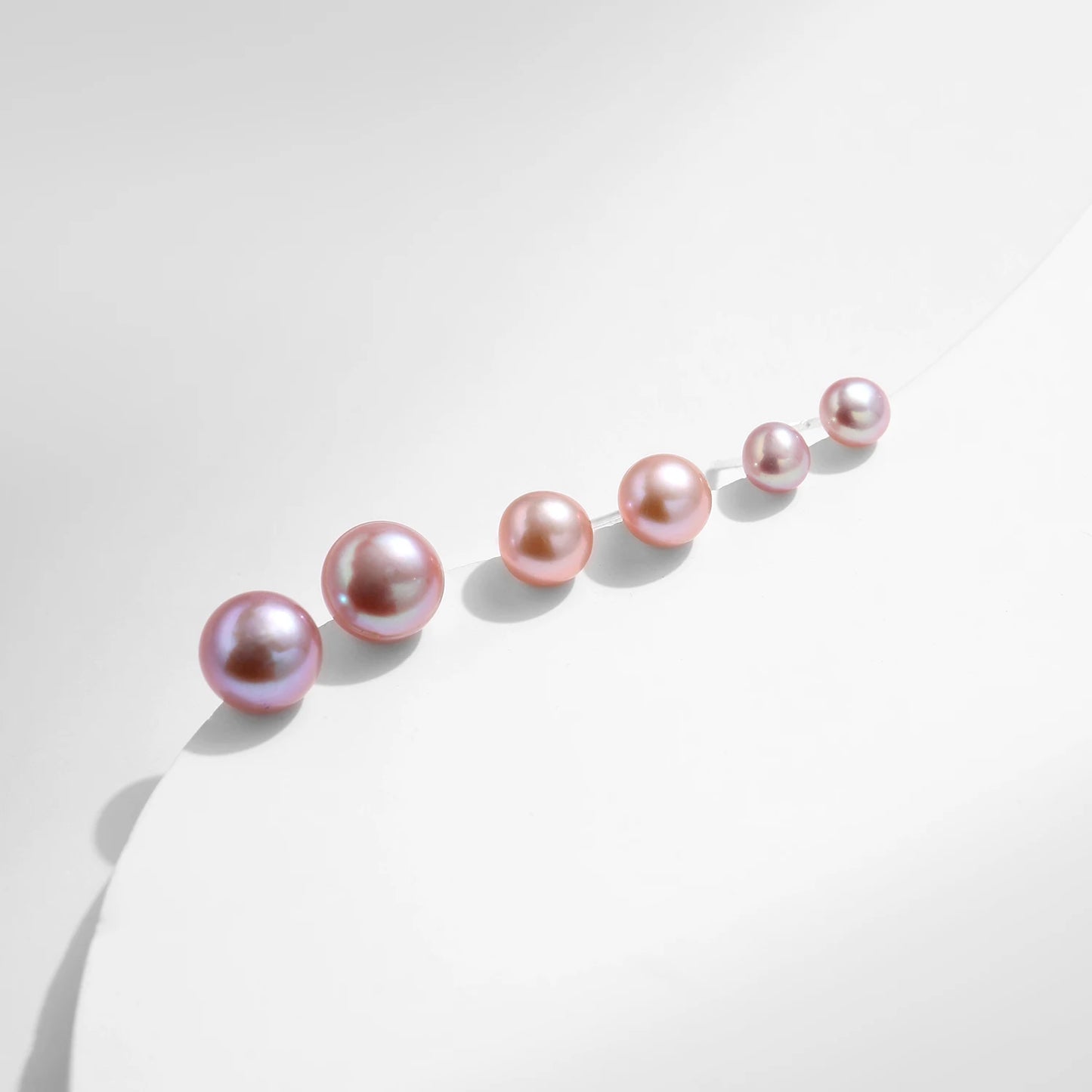 TRENDZ Natural Freshwater Pearls Stud Earrings