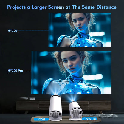 TRENDZ Home Cinema Projector HY300 Pro 4K