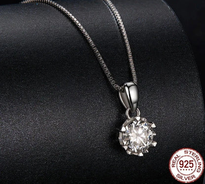 TRENDZ 1 Carat D Color Moissanite Pendant