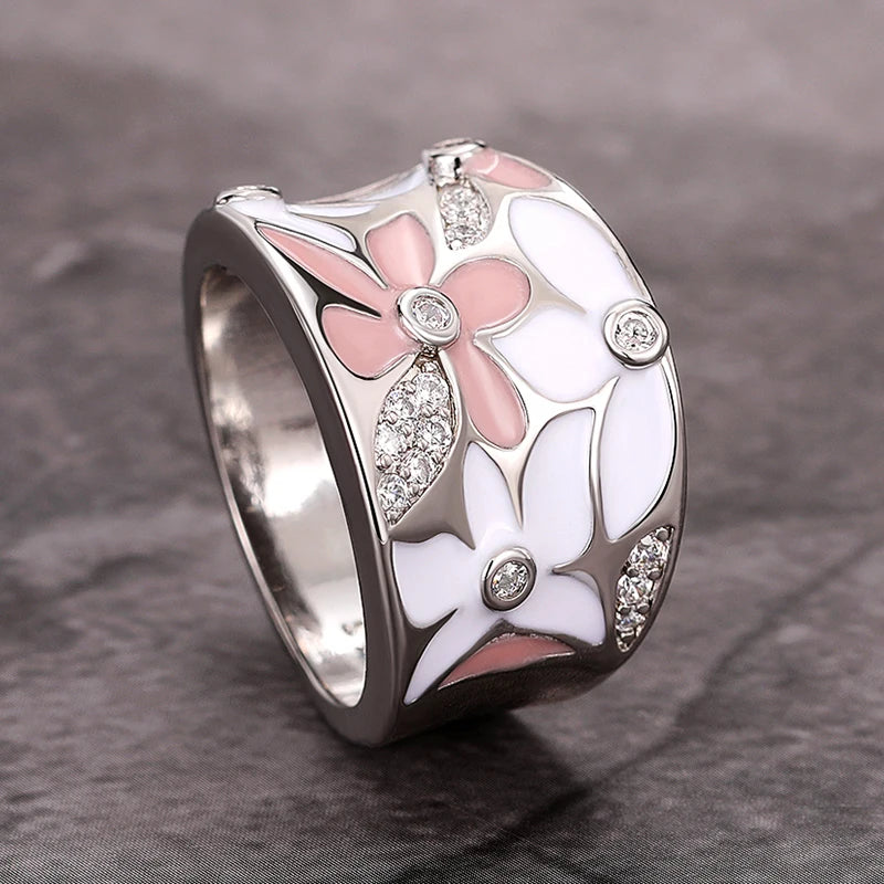 TRENDZ Enamel Women Ring