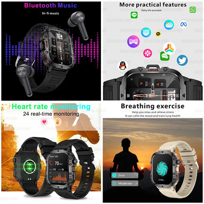 2024 New Military Smart Watch