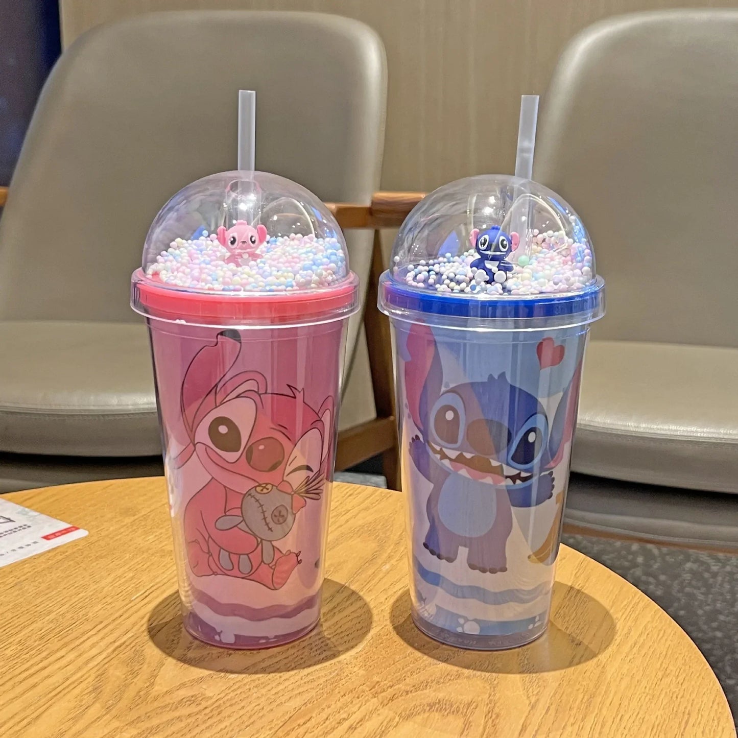 TRENDZ Stitch Straw Cup for Children 450ML