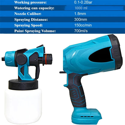 TRENDZ 1000ML Electric Spray High Power Cordless Gun