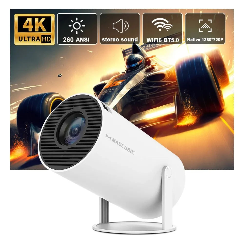 TRENDZ Home Cinema Projector HY300 Pro 4K