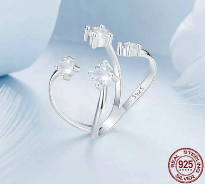 TRENDZ Criss Cross 925 Sterling Silver