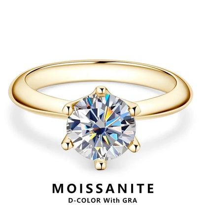 TRENDZ 8MM 2CT Moissanite Rings