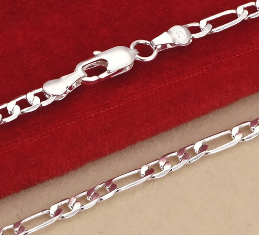 TRENDZ 925 sterling silver 4MM chain